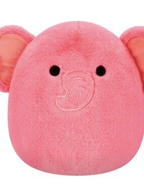 Squishmallows 5" Fuzzamallows Kyla the Pink Elephant Plush Toy NEW Collectible